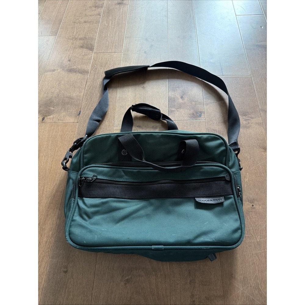 Briggs & Riley Travel Ware Laptop Bag Green Nylon